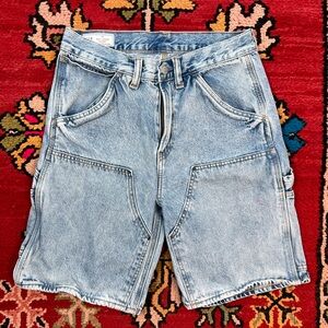 GAP Women's Light Blue Jean Cargo Shorts